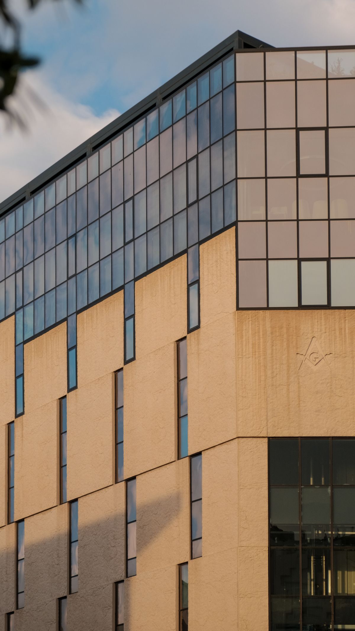 Modern commercial building exterior